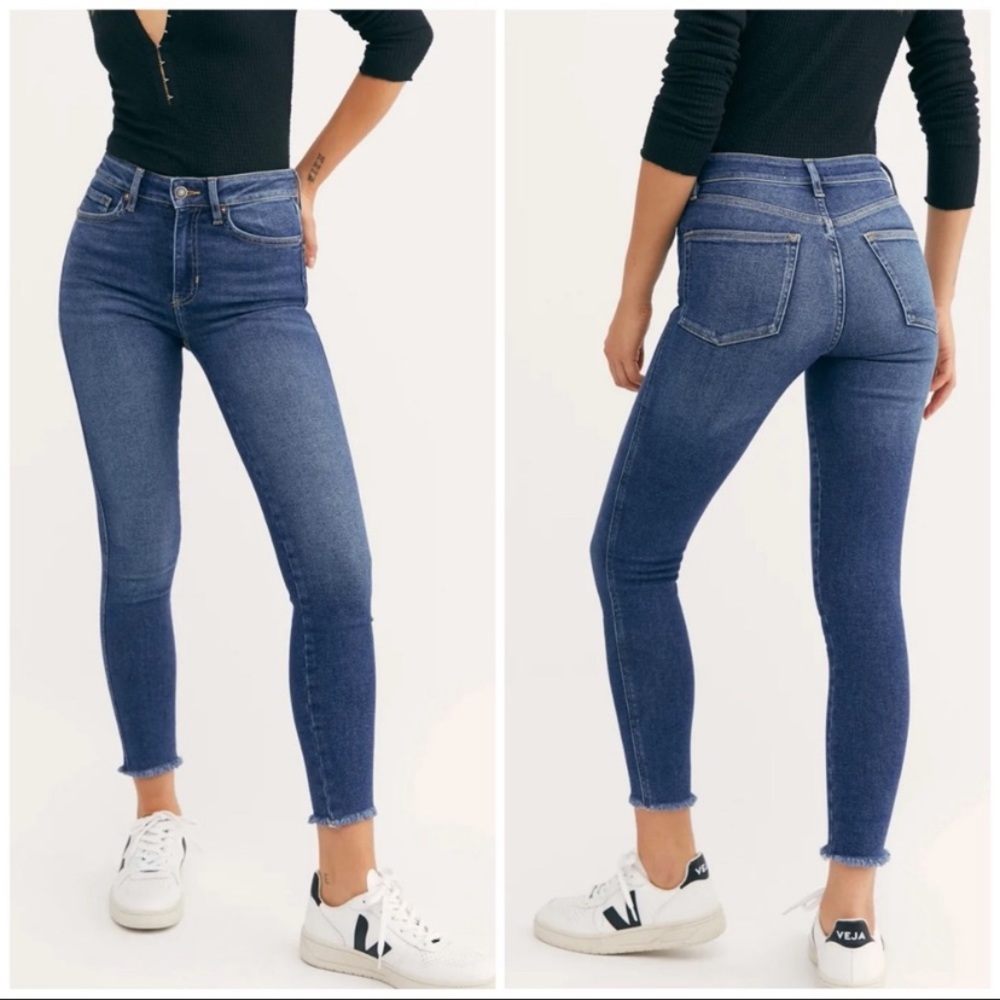 Free People Raw High Rise Jegging size 26